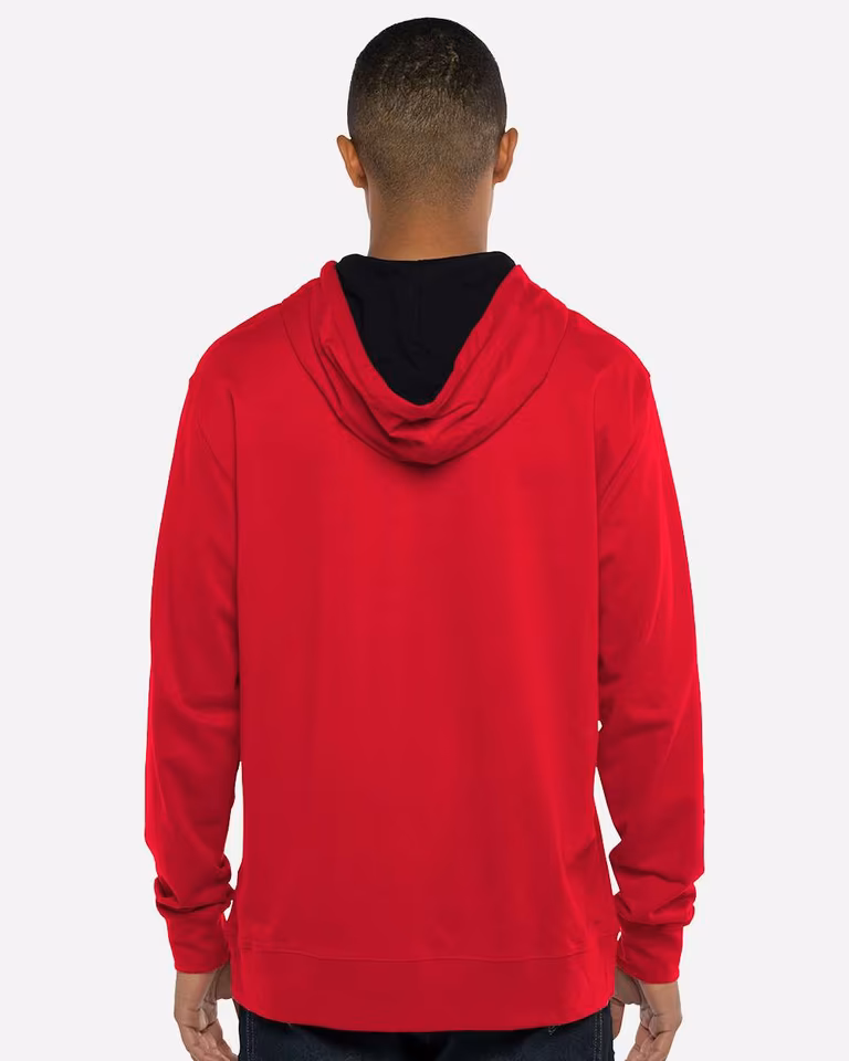 Unisex Laguna Hoodie Sweatshirt — Red / Black