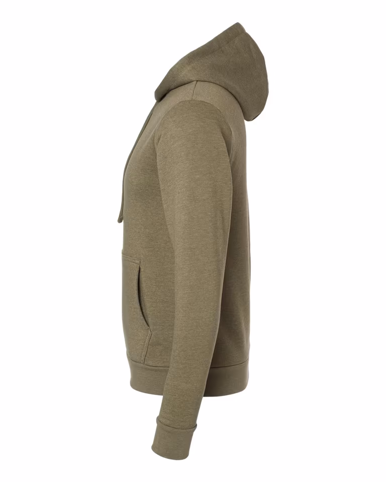 Unisex Malibu Hoodie Sweatshirt — Heather Military Green