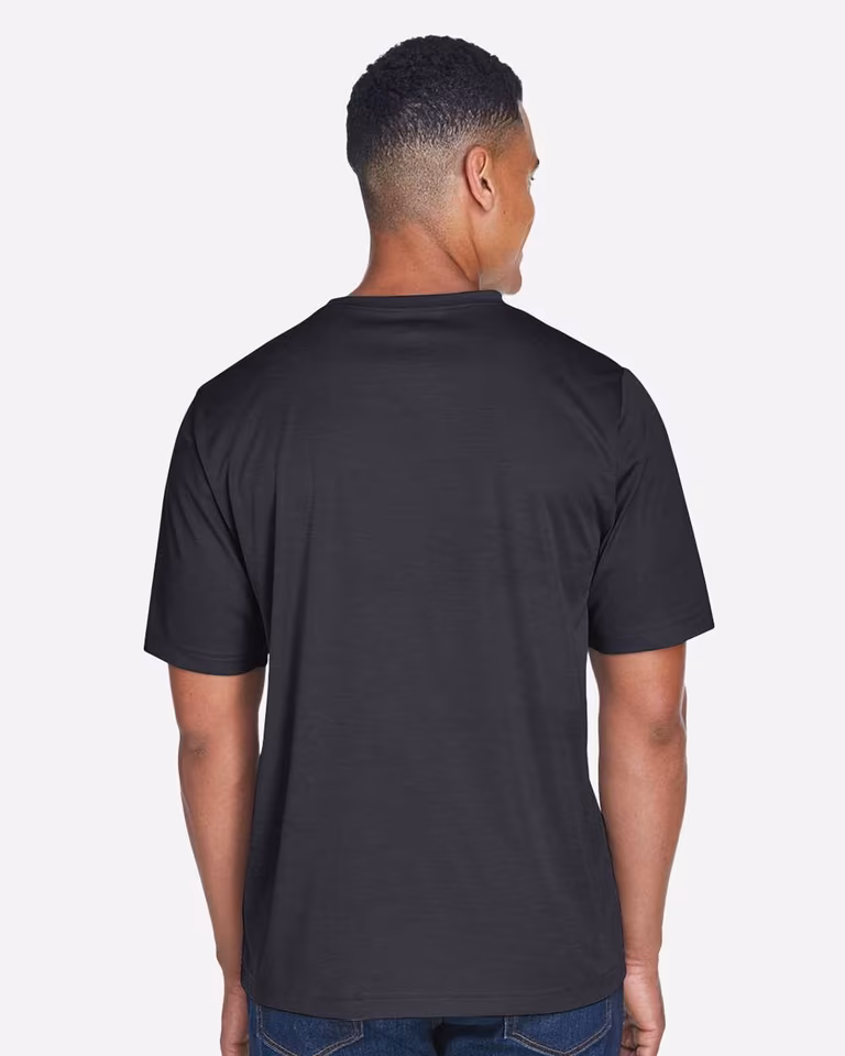 Men's Sonic Heather Performance T-Shirt — Black Heather