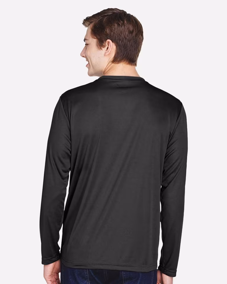 Men's Zone Performance Long Sleeve T-Shirt — Black