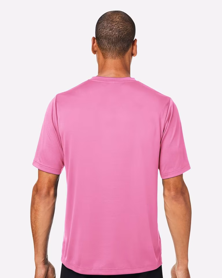 Men's Zone Performance Mesh T-Shirt — Sport Charity Pink