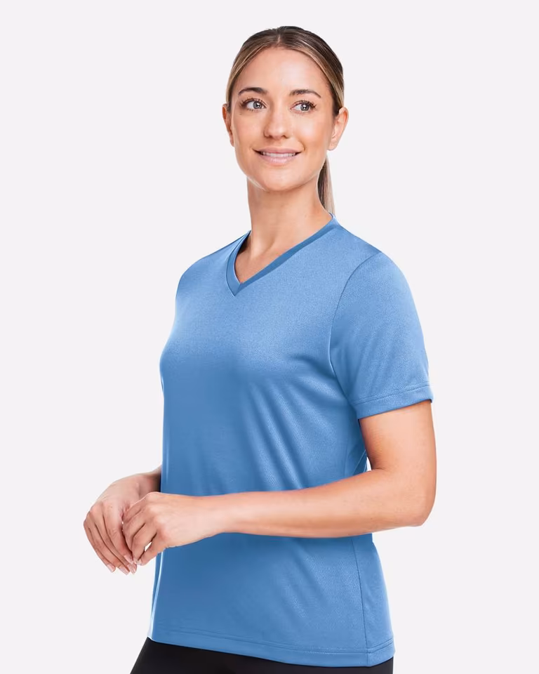 Women's Zone Performance Mesh T-Shirt — Sport Light Blue