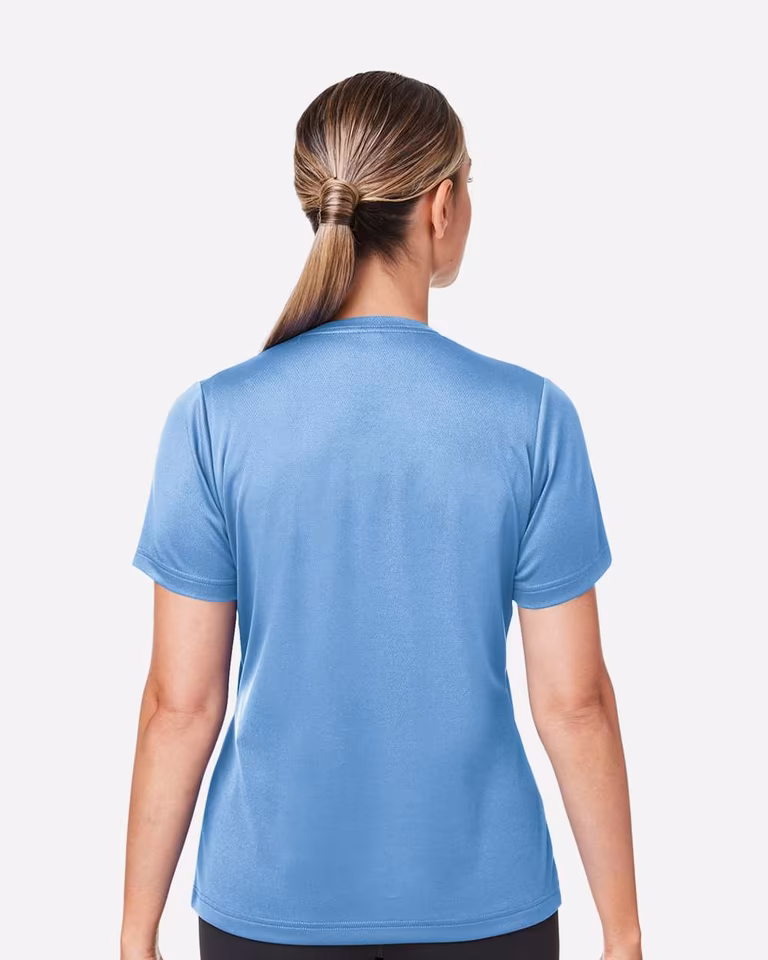 Women's Zone Performance Mesh T-Shirt — Sport Light Blue