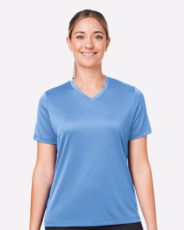 Women's Zone Performance Mesh T-Shirt — Sport Light Blue