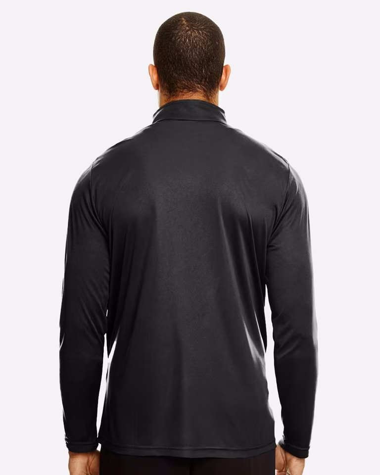 Men's Zone Performance Quarter-Zip Pullover — Black