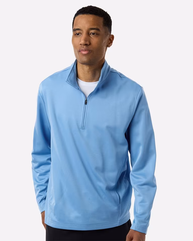 Unisex Squad Cadet Quarter-Zip Tech Fleece Pullover — Sport Light Blue