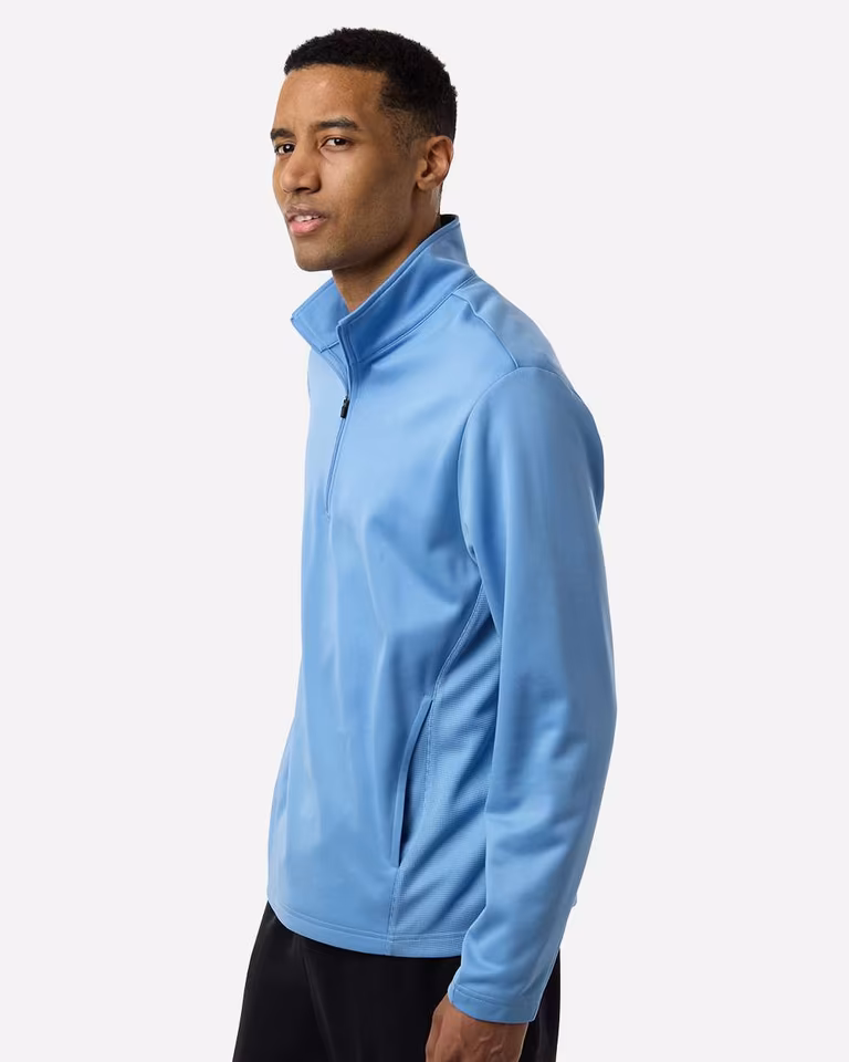 Unisex Squad Cadet Quarter-Zip Tech Fleece Pullover — Sport Light Blue