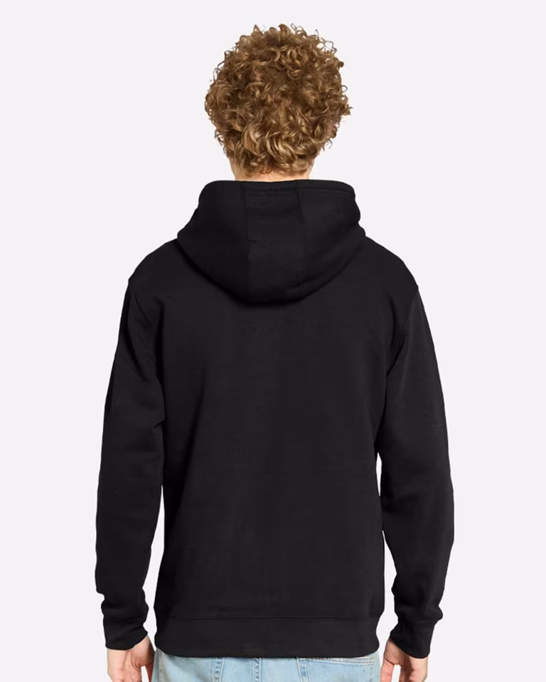 Unisex Premium Full-Zip Hoodie Sweatshirt — Black