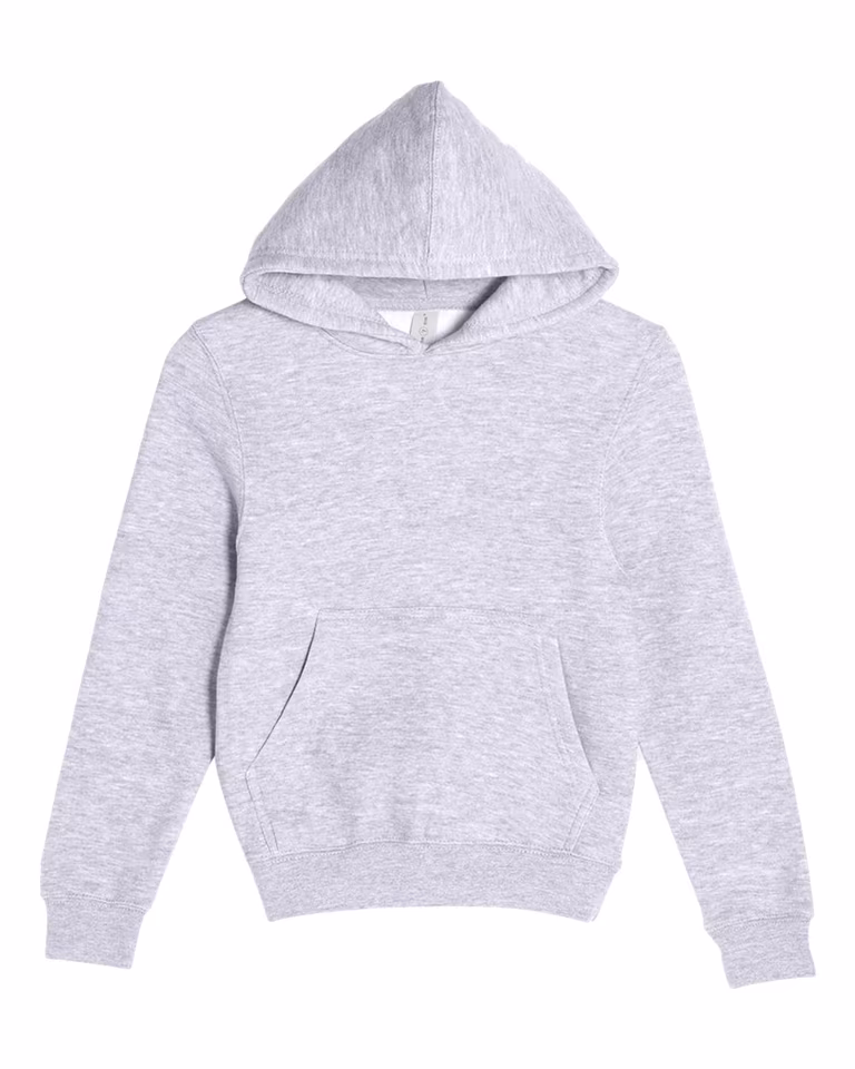 Youth Premium Hoodie Sweatshirt — Heather Grey