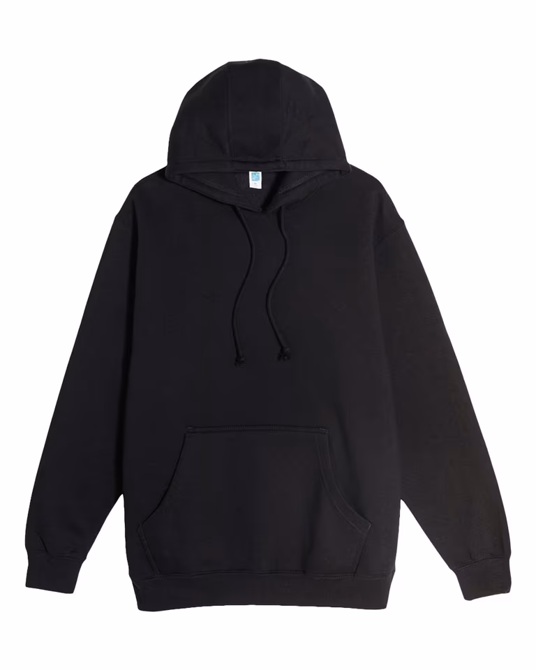 Unisex Heavyweight Hoodie Sweatshirt — Black