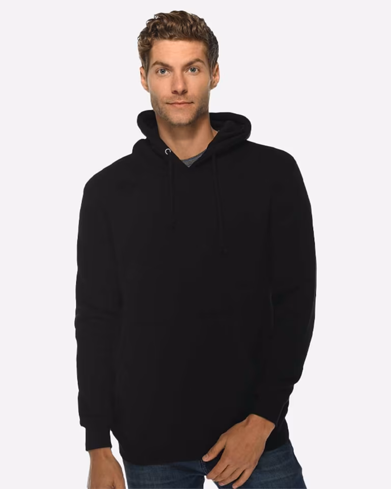 Unisex Heavyweight Hoodie Sweatshirt — Black
