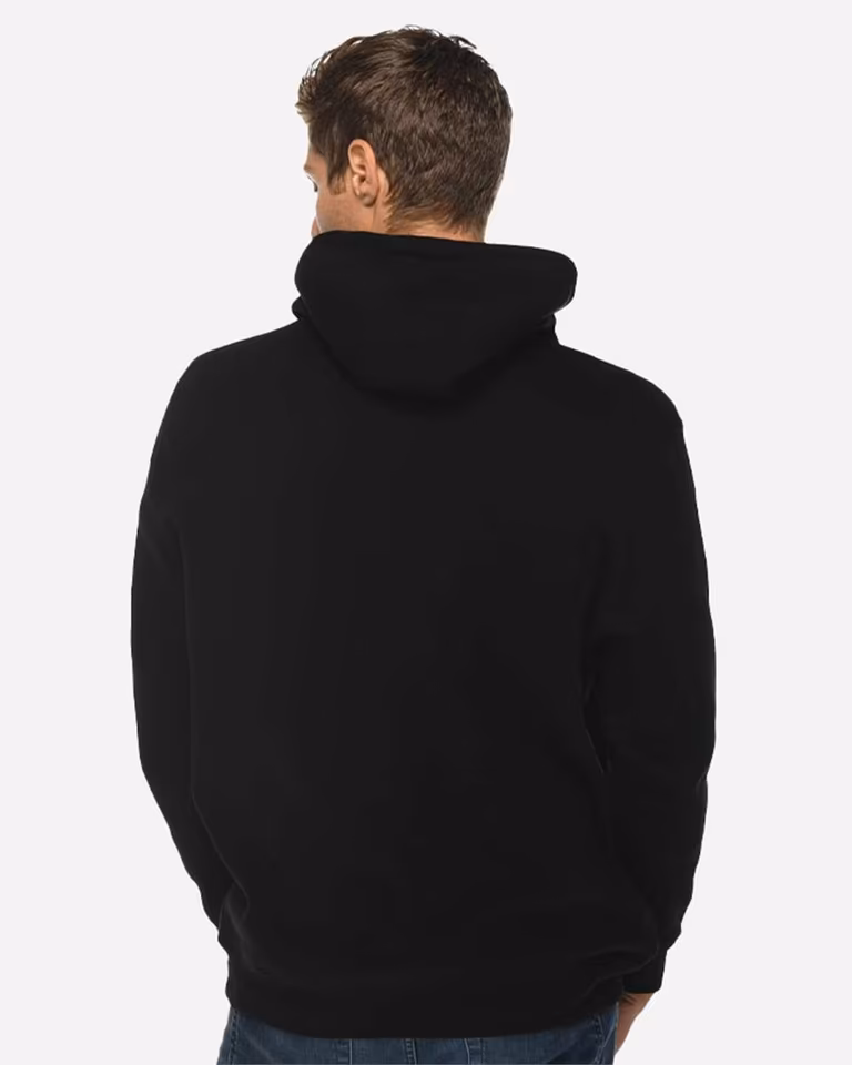 Unisex Heavyweight Hoodie Sweatshirt — Black