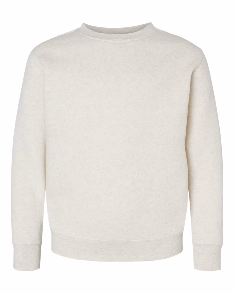 Youth Crewneck Sweatshirt — Natural Heather