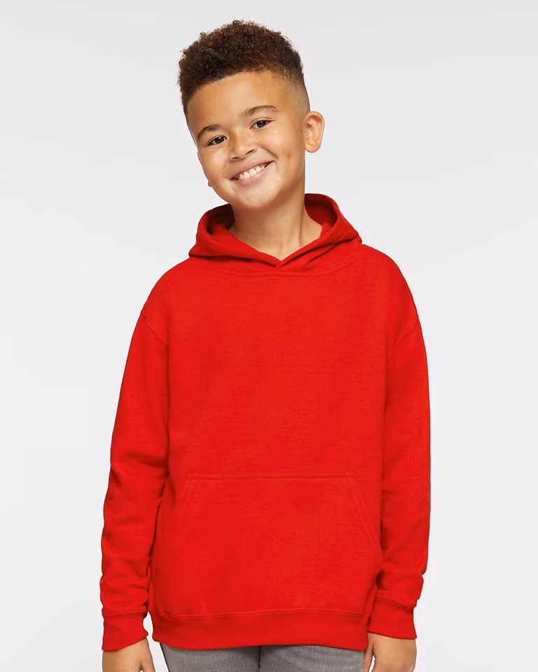 Youth Hoodie Sweatshirt — Red