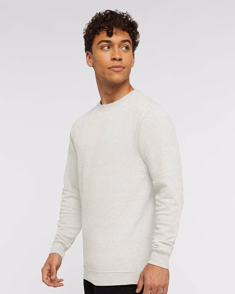 Unisex Elevated Fleece Crewneck Sweatshirt — Natural Heather