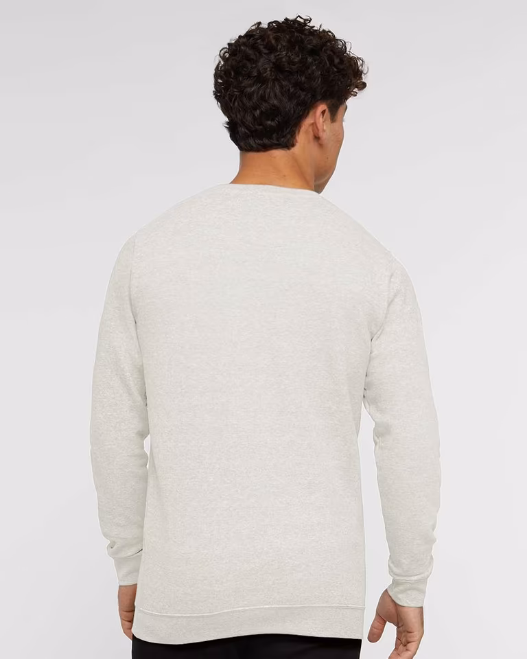 Unisex Elevated Fleece Crewneck Sweatshirt — Natural Heather