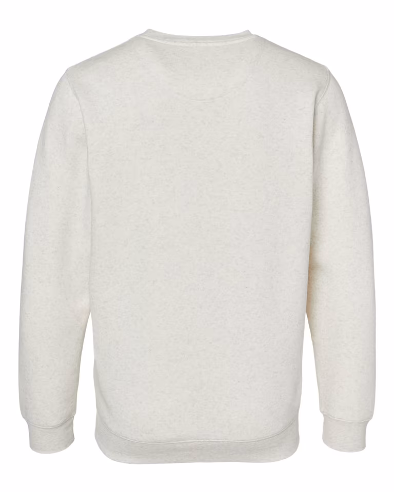 Unisex Elevated Fleece Crewneck Sweatshirt — Natural Heather