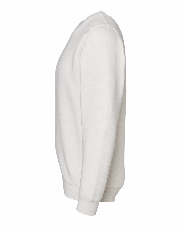Unisex Elevated Fleece Crewneck Sweatshirt — Natural Heather
