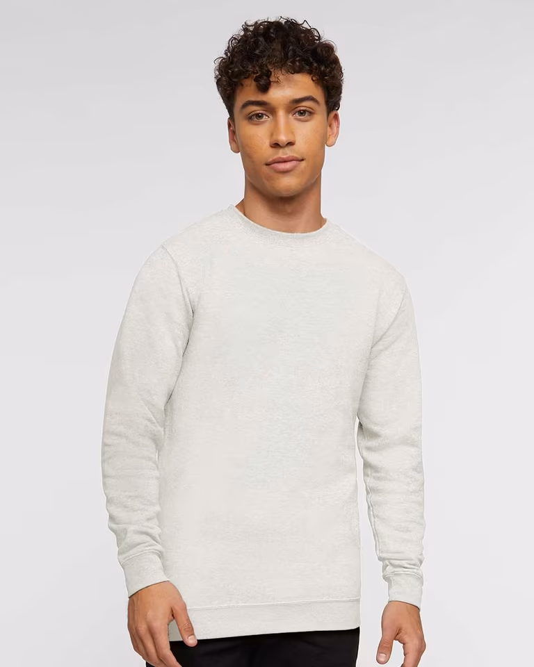 Unisex Elevated Fleece Crewneck Sweatshirt — Natural Heather