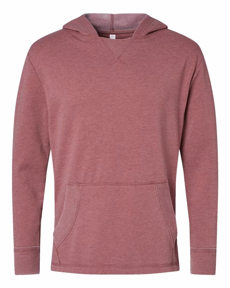 Unisex Vintage Wash Hoodie Sweatshirt — Washed Rouge
