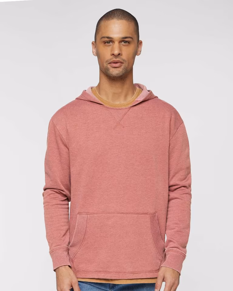 Unisex Vintage Wash Hoodie Sweatshirt — Washed Rouge