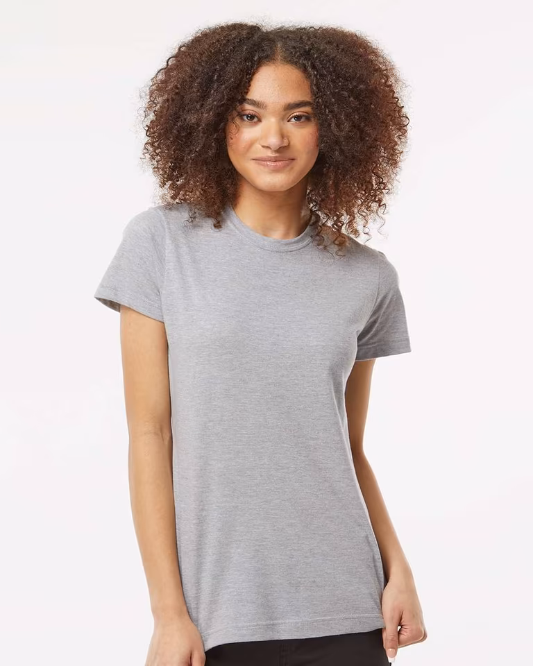Women's Fine Jersey Classic Fit T-Shirt — Heather Grey