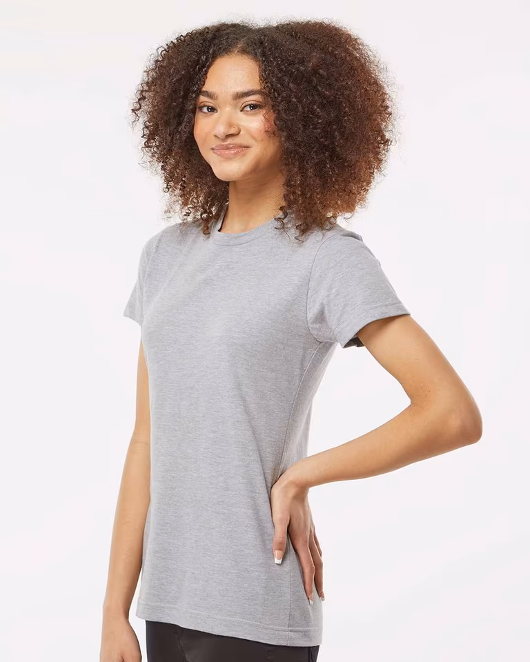 Women's Fine Jersey Classic Fit T-Shirt — Heather Grey