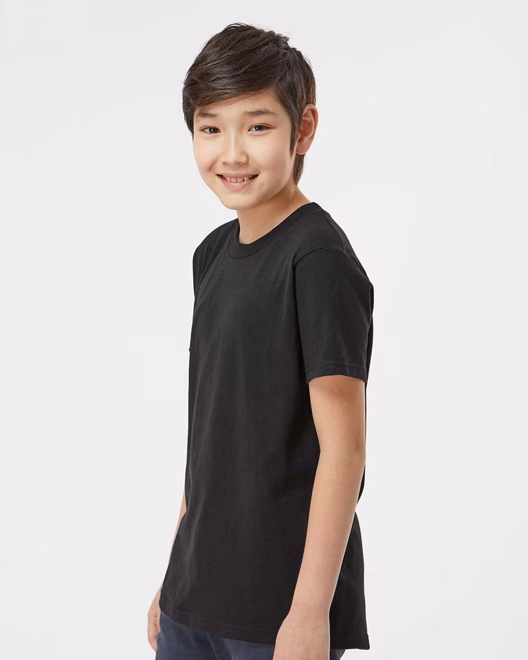 Youth Fine Jersey T-Shirt — Black