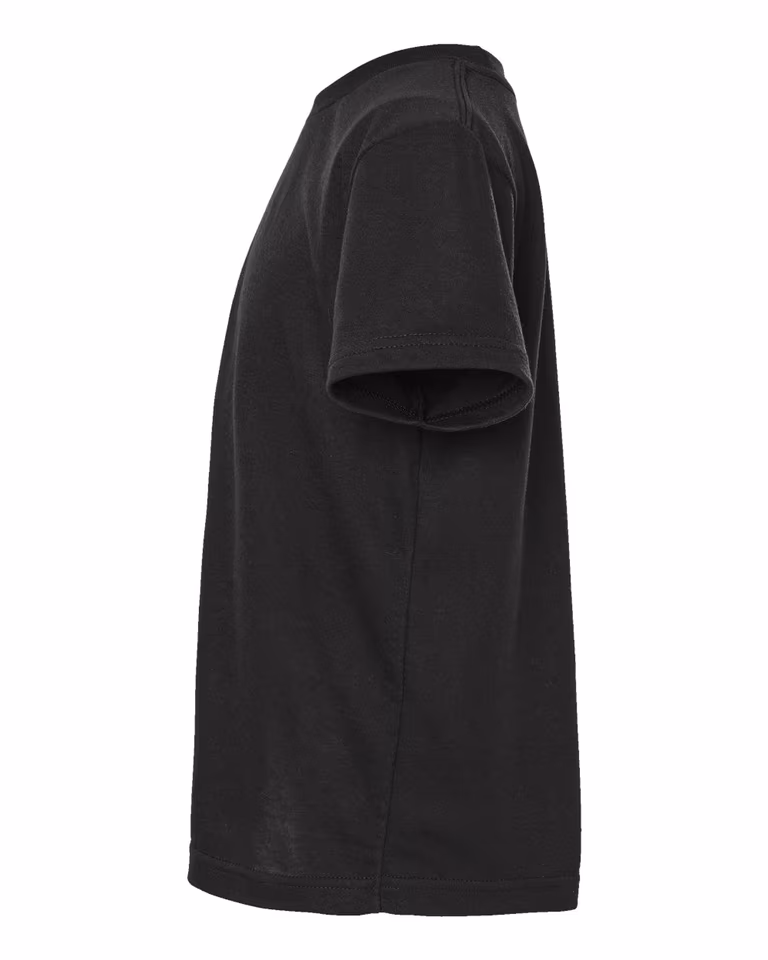 Youth Poly-Rich T-Shirt — Black