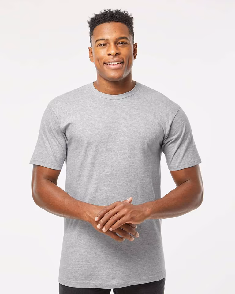 Unisex Heavyweight Jersey T-Shirt — Heather Grey