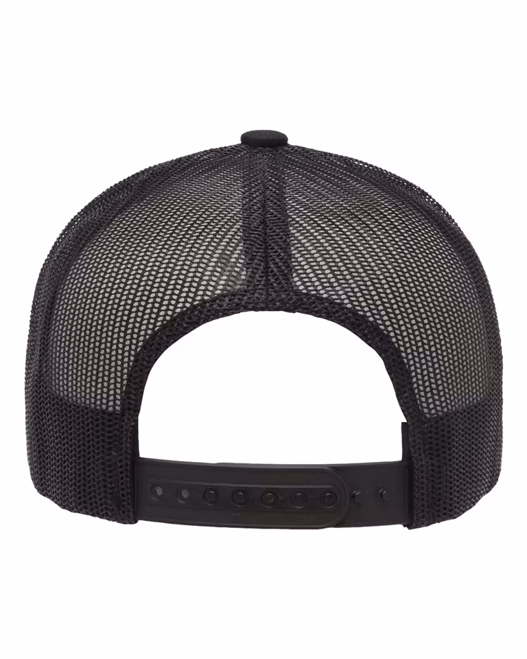 Retro Trucker Cap — Black