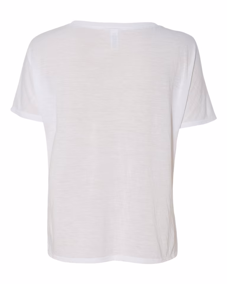 Women’s Slouchy V-Neck Tee — White