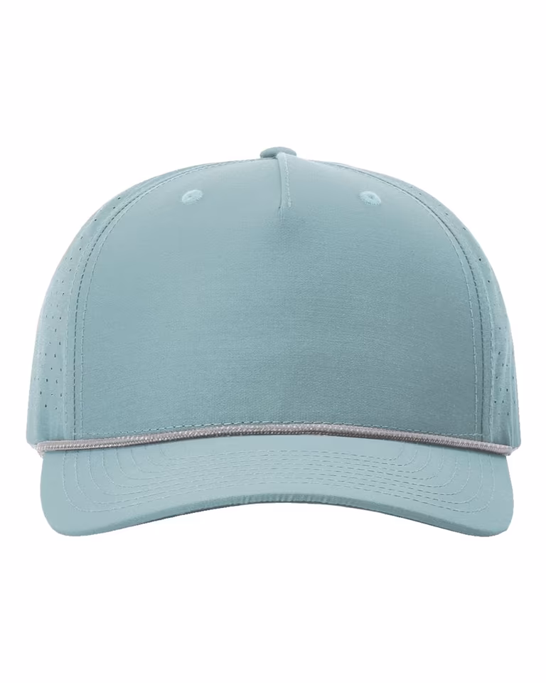 Laser Perf Performance Rope Cap — Smoke Blue/ Grey-White