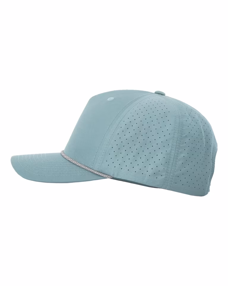 Laser Perf Performance Rope Cap — Smoke Blue/ Grey-White