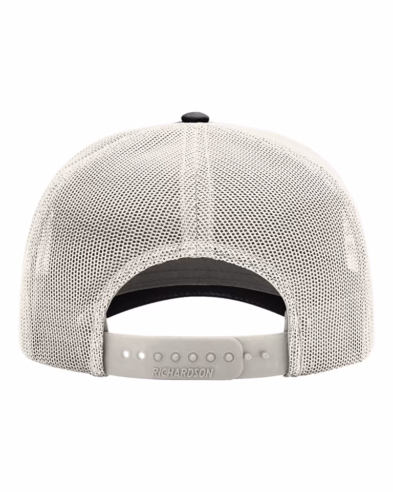Five-Panel Champ Trucker Cap — Black/ Birch