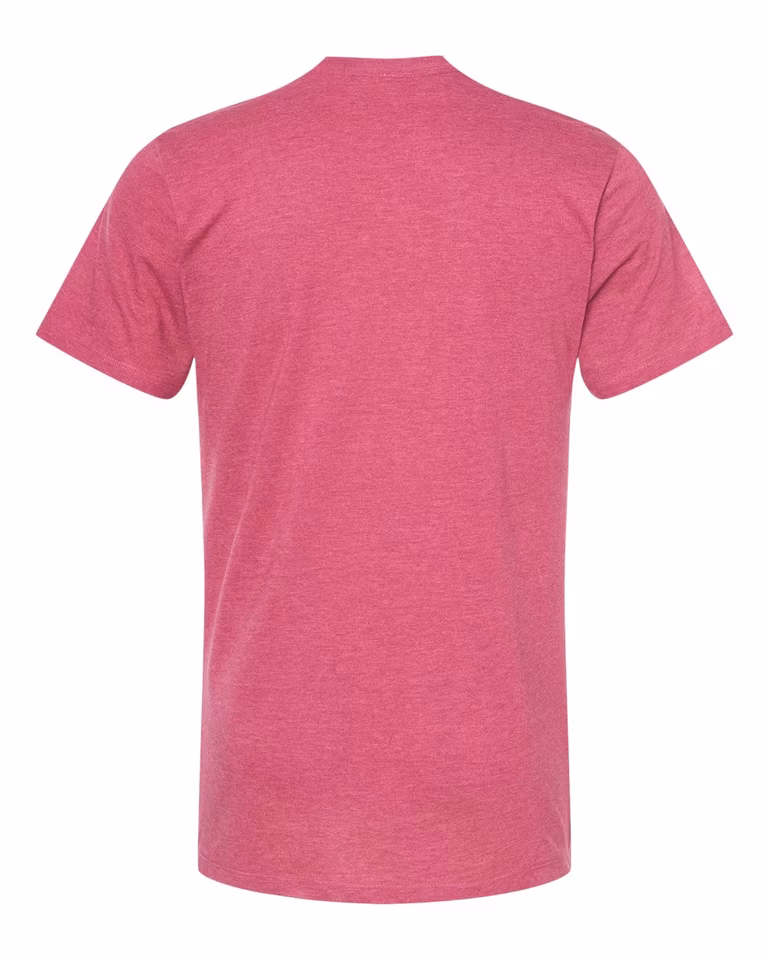 Men's Premium Cotton Blend T-Shirt — Cactus Flower Heather