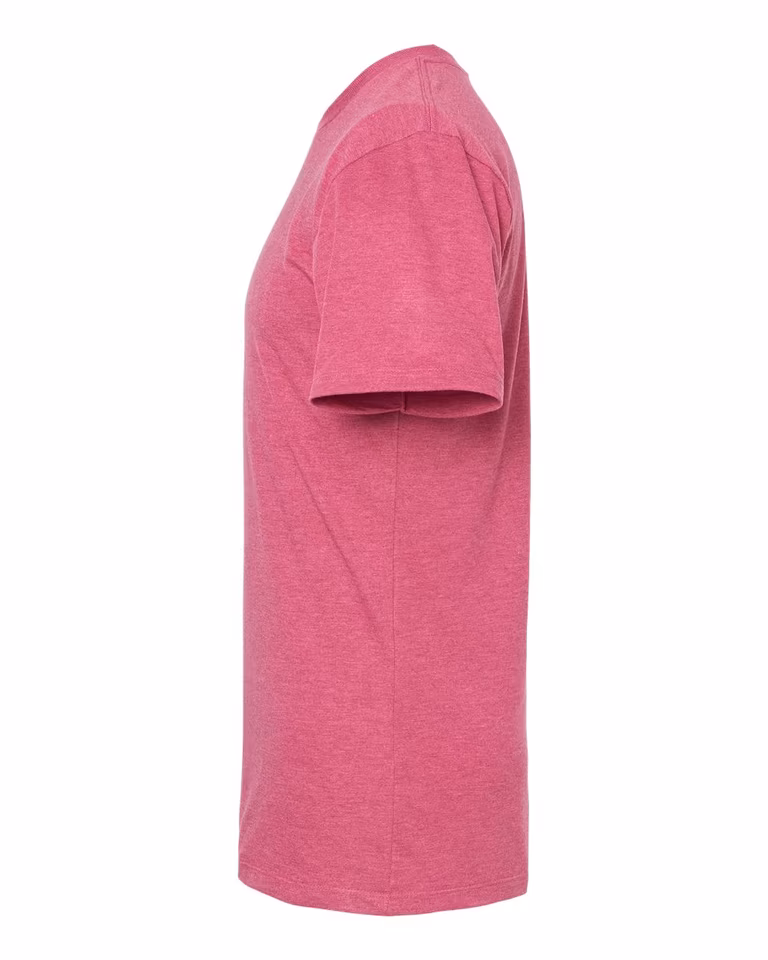 Men's Premium Cotton Blend T-Shirt — Cactus Flower Heather