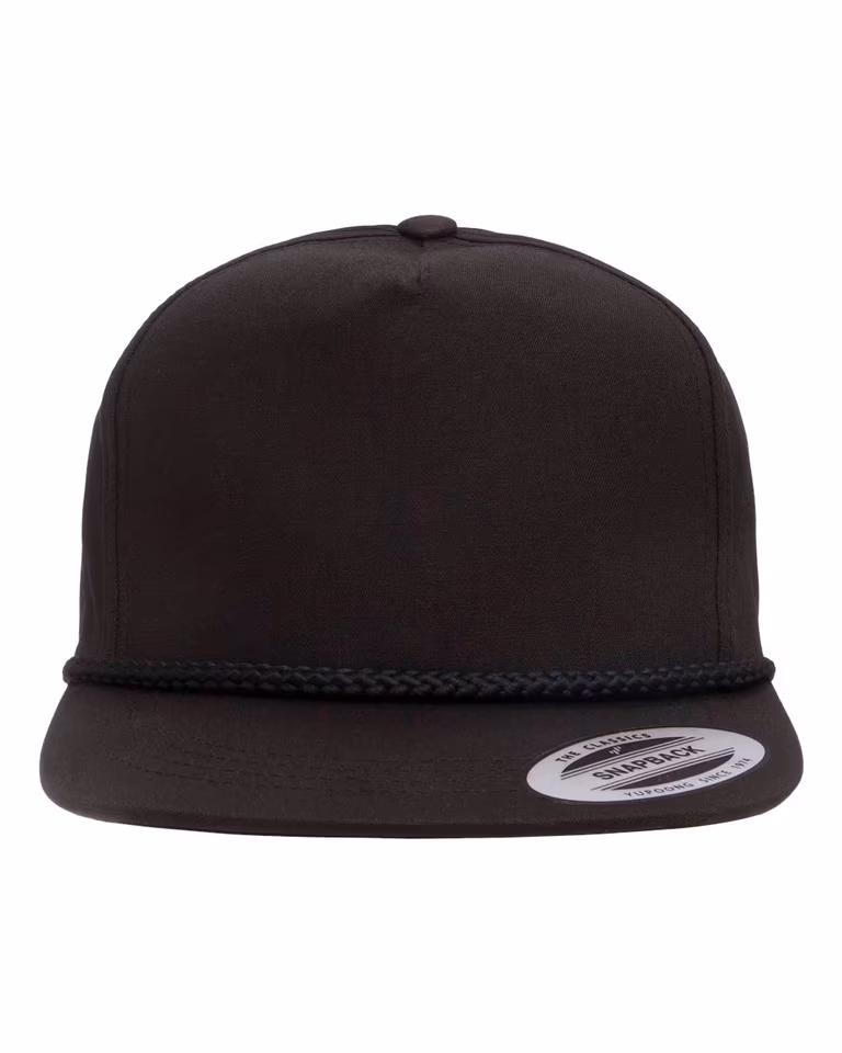 Classic Poplin Golf Cap — Black