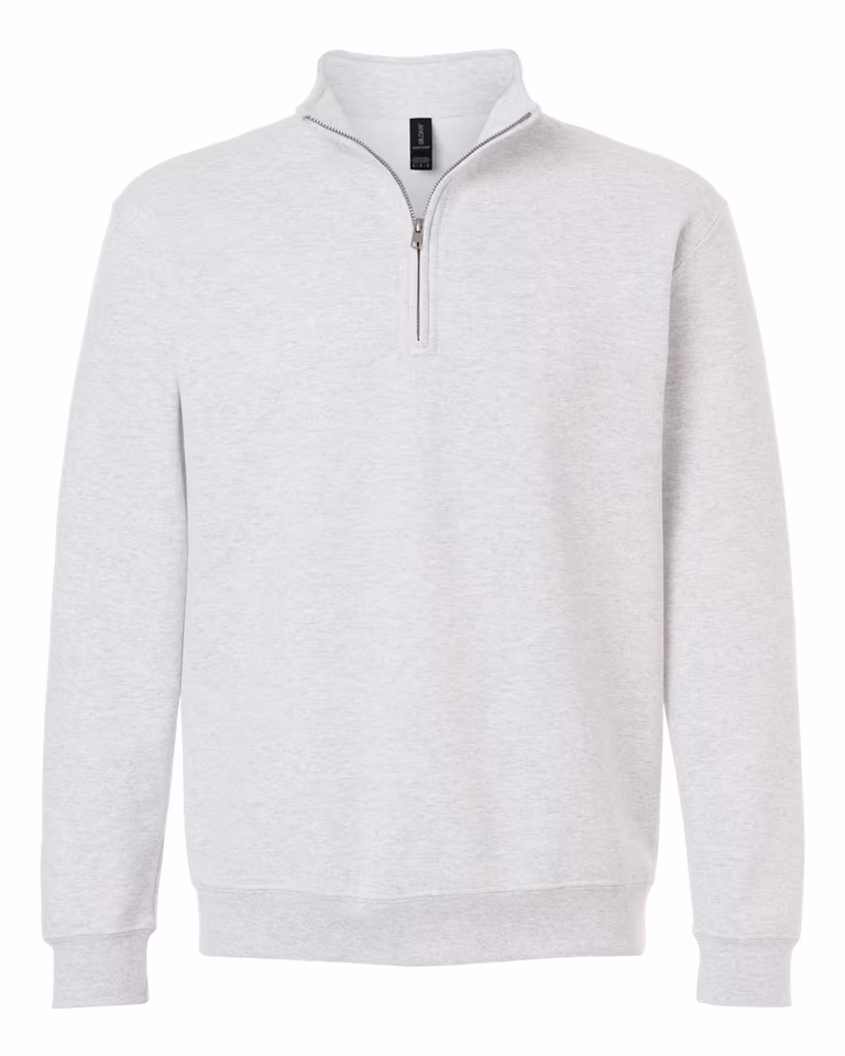 Unisex Heavy Blend™ Quarter-Zip Sweatshirt — Ash