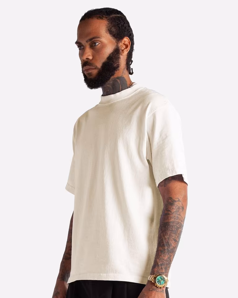 Unisex Max Heavyweight Cropped Tee — Off White