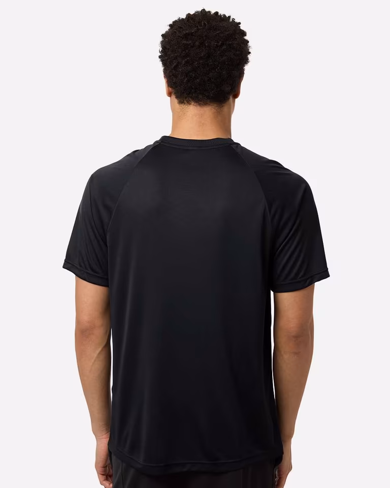 Men's Zone Performance Henley — Black