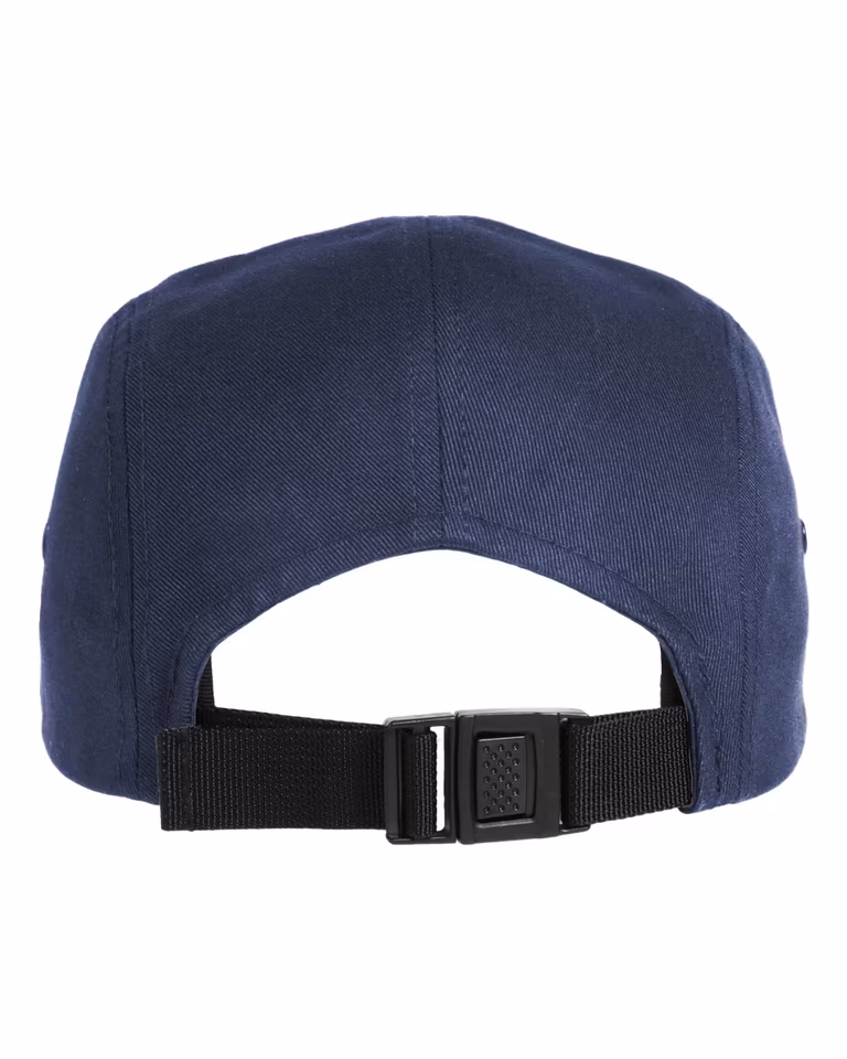 Classic Jockey Flat Bill Cap — Navy