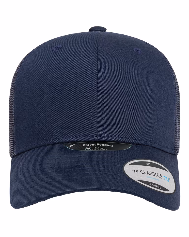 NU Retro Trucker Cap — Navy