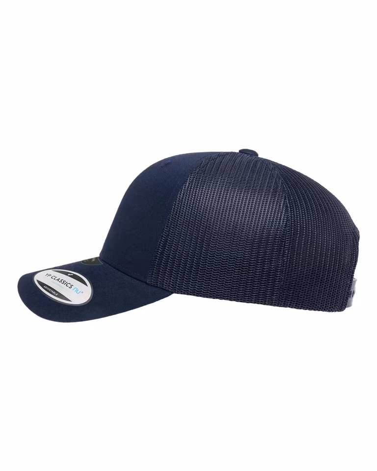 NU Retro Trucker Cap — Navy