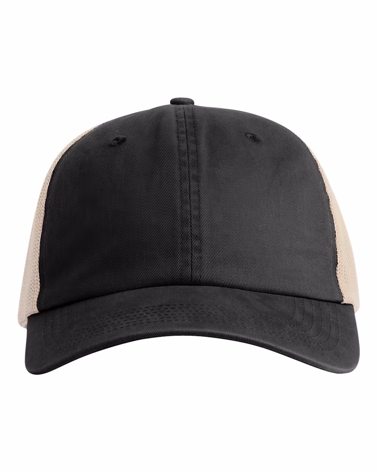 Sunwashed Trucker Cap — Black