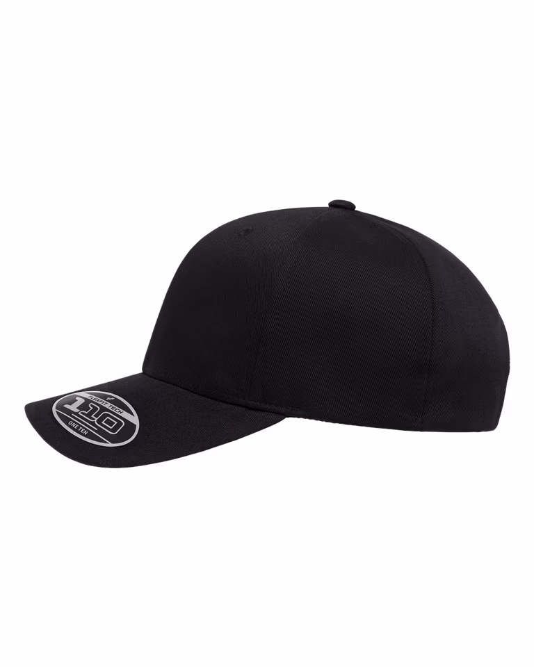 Cotton Blend Adjustable Cap — Black