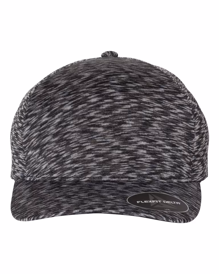 Delta® Seamless Unipanel Cap — Mélange Black