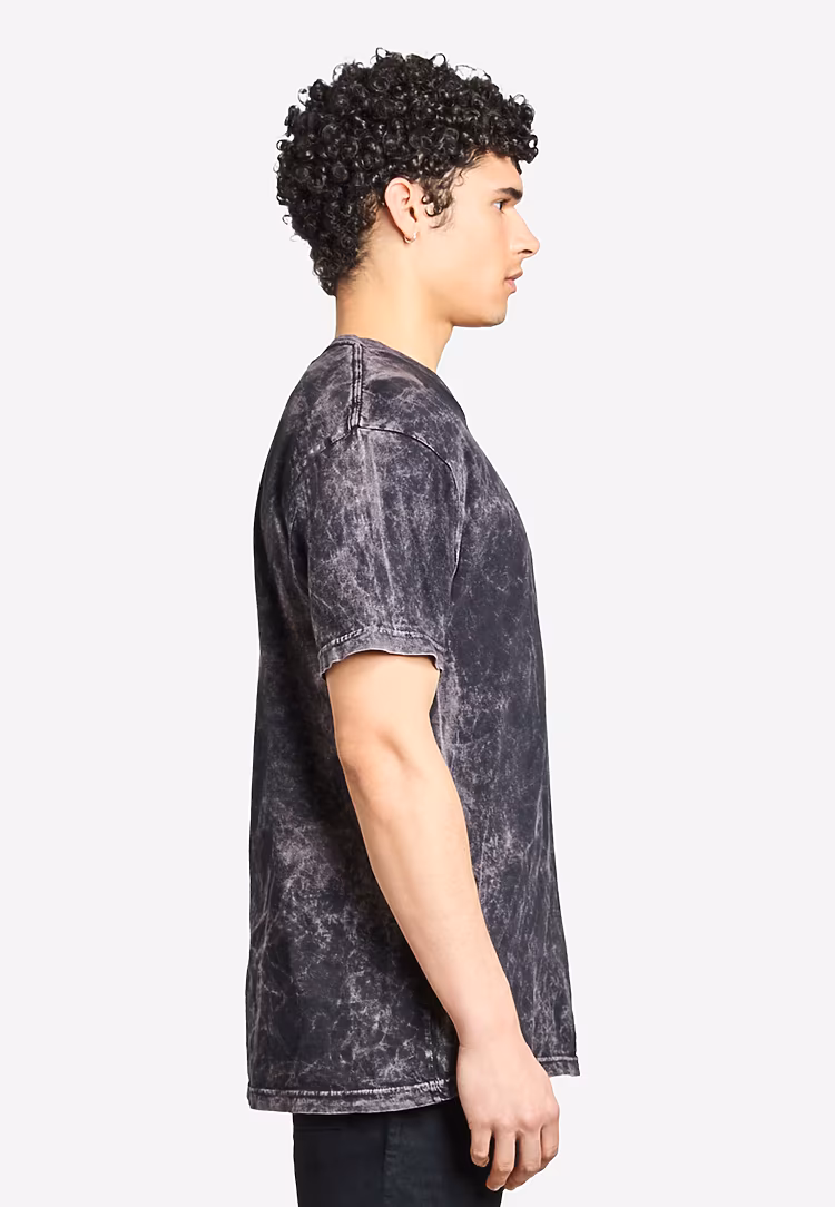 Unisex Vintage Tee — Cloud Black, worn