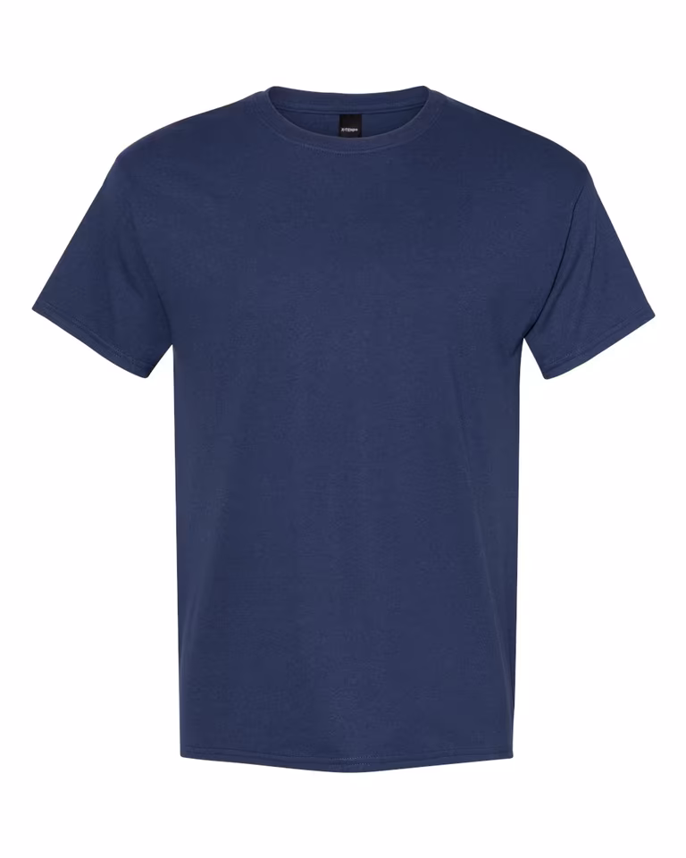 Perfect-T Triblend Short Sleeve Tee in Solid Navy Triblend — front