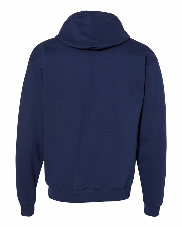 EcoSmart 50/50 Full-Zip Hoodie in Navy — back